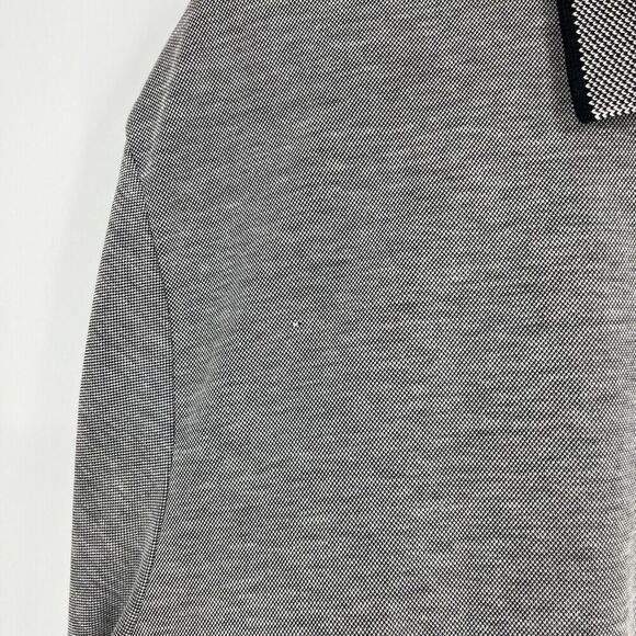 Theory Shirt Size XL Mens Gray Standard Polo Current Pique Knit Short Sleeve - Picture 4 of 7